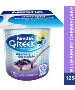 Shoppers Mart - Binondo Nestle Greek Blueberry Cheesecake125g Dairy, Chilled & Eggs