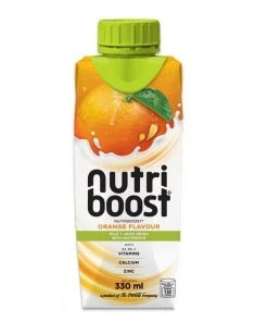Shoppers Mart - Binondo Beverages Nutriboost Milk & Juice Drink Orange 330mL