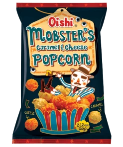 Shoppers Mart - Binondo Oishi Mobster'S Popcorn Caramel & Cheese 60g Snacks