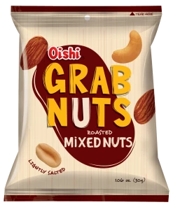 Shoppers Mart - Binondo Oishi Grab Nuts Roasted Mixed Nuts 30g Snacks