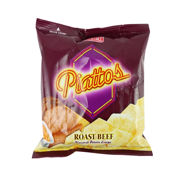 Shoppers Mart - Binondo Piattos Potato Chips Roast Beef 40g Snacks 1 Shoppers Mart - Binondo Piattos Potato Chips Roast Beef 40g Snacks