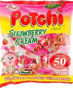 Shoppers Mart - Binondo Potchi Gummi Candy Strawberry Cream 50S Confectionery