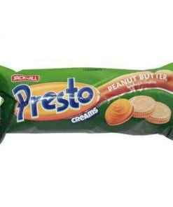 Shoppers Mart - Binondo Biscuits, Crackers & Cookies Presto Creams Cookies Peanut Butter 80g