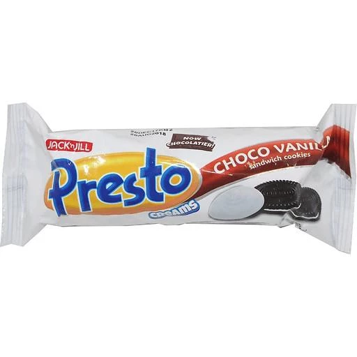 Shoppers Mart - Binondo Presto Creams Cookies Vanilla 80g Biscuits, Crackers & Cookies 1 Shoppers Mart - Binondo Presto Creams Cookies Vanilla 80g Biscuits, Crackers & Cookies