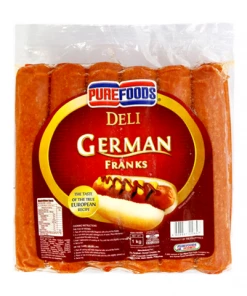 Shoppers' Mart Purefoods German Franks Jumbo 6" 1Kg Frozen
