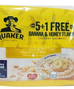 Shoppers Mart - Binondo Quaker Flavored Instant Oats Banana 33g 5+1 Food Cupboard