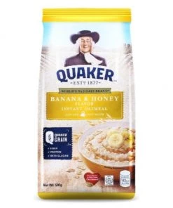 Shoppers Mart - Binondo Food Cupboard Quaker Flavored Instant Oats Banana & Honey 500g