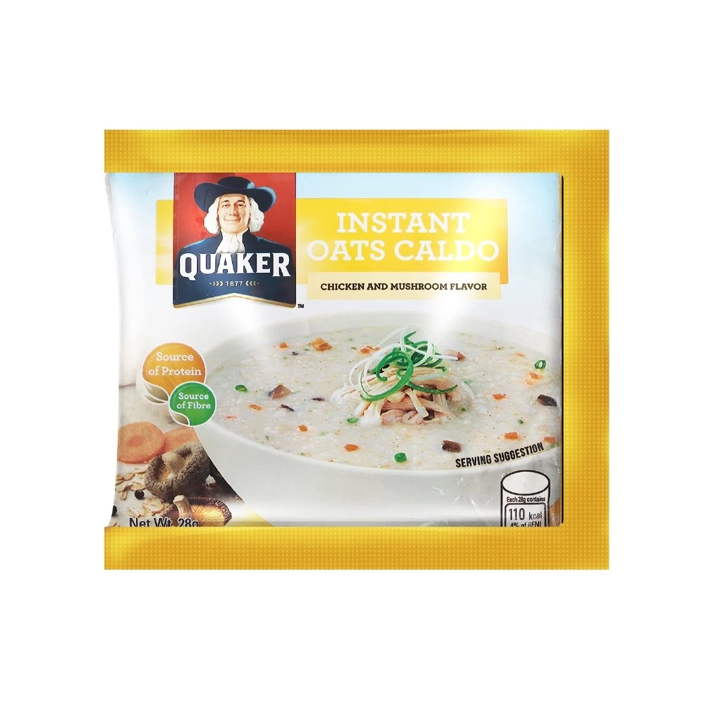 Shoppers Mart - Binondo Quaker Sachet Oats Caldo Chicken & Mushroom 28g Food Cupboard 1 Shoppers Mart - Binondo Quaker Sachet Oats Caldo Chicken & Mushroom 28g Food Cupboard
