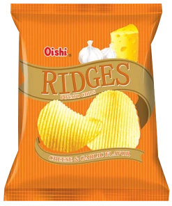Shoppers Mart - Binondo Ridges Cheese & Garlic 60g Snacks