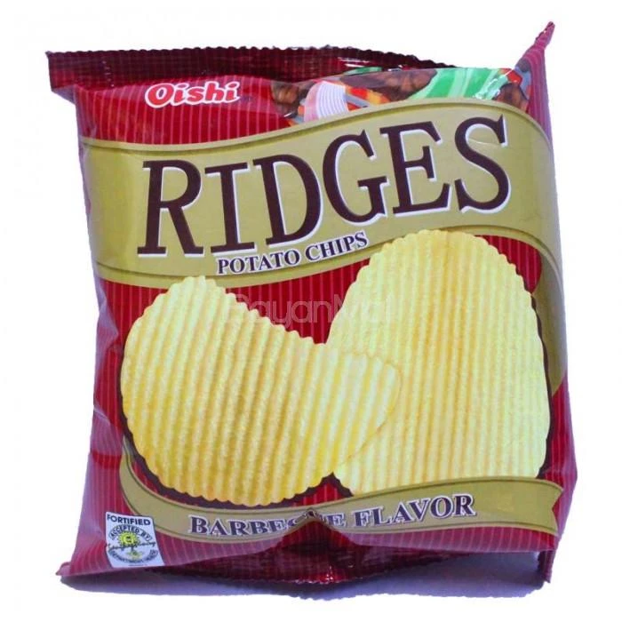 Shoppers Mart - Binondo Ridges Natural Potato Bbq 22g 1 Shoppers Mart - Binondo Ridges Natural Potato Bbq 22g