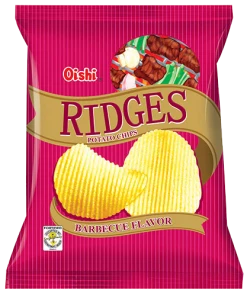 Shoppers Mart - Binondo Ridges Natural Potato Bbq 60g Snacks