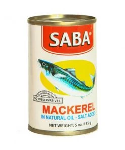 Shoppers Mart - Binondo Canned, Packed & Preserved Food Saba Mackerel In Natural Oil 155g