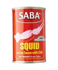 Shoppers Mart - Binondo Saba Squid In Soy Sauce W/ Chili 155g