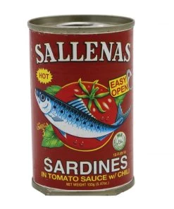 Shoppers Mart - Binondo Canned, Packed & Preserved Food Sallenas Sardines Red Tomato Sauce 155g