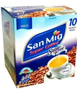 Shoppers Mart - Binondo San Mig Cafe 3In1 Coffee Mix Sf Mild 7gx10S Beverages
