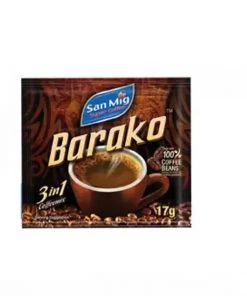 Shoppers Mart - Binondo San Mig Coffee 3In1 Barako Strip 17gx5S