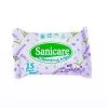 Shoppers Mart - Binondo Household & Laundry Sanicare Cleansing Wipes Lavender 15S