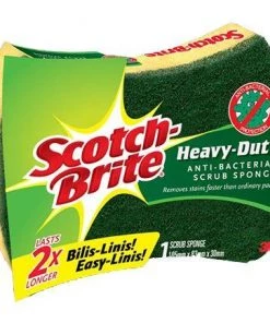 Shoppers Mart - Binondo Scotch Brite Scrub Sponge Antibac 105X83X30 Household & Laundry