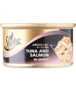Shoppers Mart - Binondo Sheba Tuna & Salmon In Gravy 85g