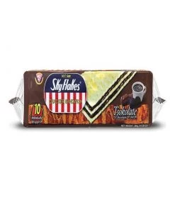 Shoppers Mart - Binondo Biscuits, Crackers & Cookies Skyflakes Cracker Sandwich Tsokolate 30gx10S
