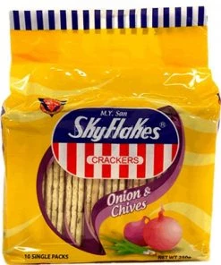 Shoppers Mart - Binondo Skyflakes Crackers Onion Chives 25gx10S Biscuits, Crackers & Cookies