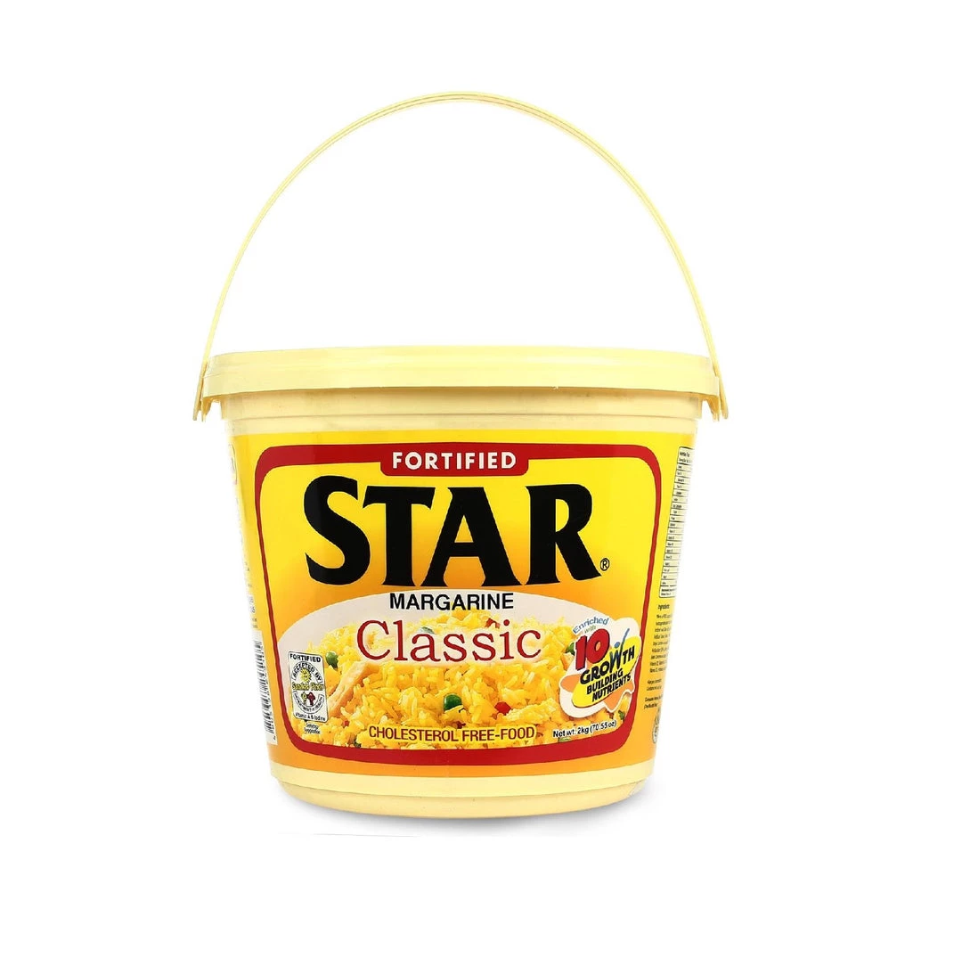 Shoppers' Mart Dairy, Chilled & Eggs Star Margarine Classic 2kg 1 Shoppers' Mart Dairy, Chilled & Eggs Star Margarine Classic 2kg