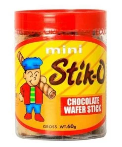 Shoppers Mart - Binondo Stik-O Wafer Stick Mini Choco 60g Snacks