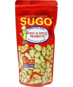 Shoppers Mart - Binondo Snacks Sugo Peanut Greaseless Hot & Spicy 100g