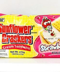 Shoppers Mart - Binondo Sunflower Biscuits Strawberry 10S