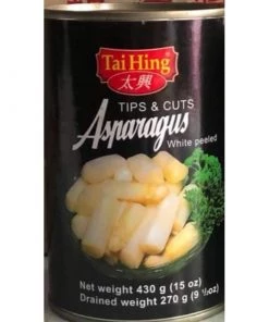 Shoppers Mart - Binondo Tai Hing Asparagus Tips N Cuts 430g Canned, Packed & Preserved Food