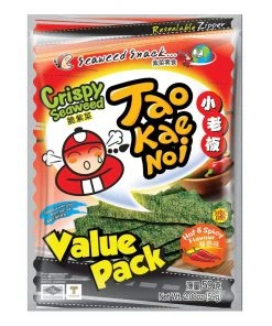Shoppers Mart - Binondo Tao Kae Noi Japanese Seaweed Hot & Spicy 59g