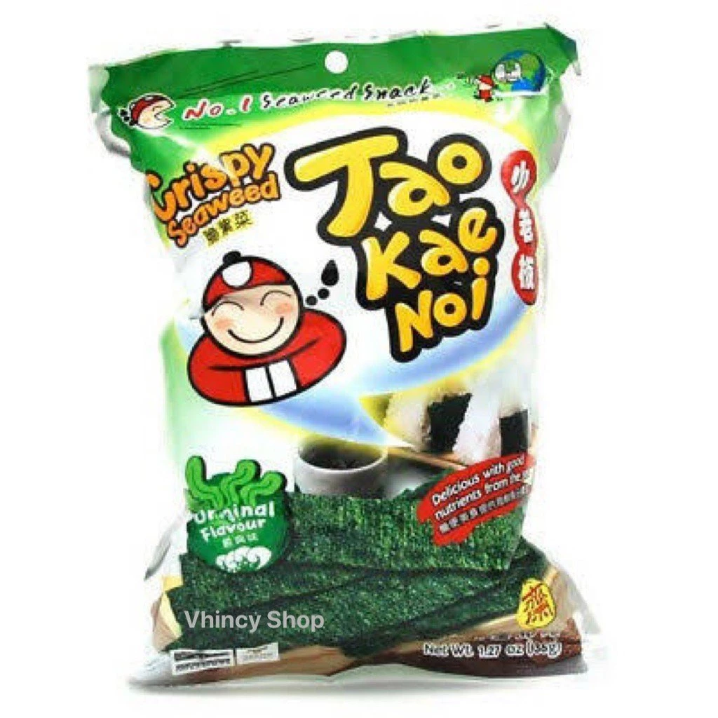 Shoppers Mart - Binondo Snacks Tao Kae Noi Japanese Seaweed Original 59g 1 Shoppers Mart - Binondo Snacks Tao Kae Noi Japanese Seaweed Original 59g