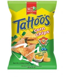 Shoppers Mart - Binondo Tattoos Corn Chips Sweet Corn 30g