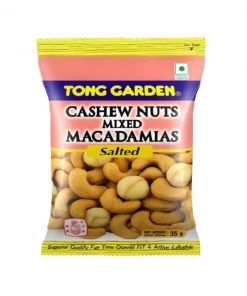 Shoppers Mart - Binondo Tong Garden Cashew Nuts Mixed Mac Salted 35g Snacks