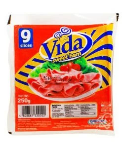 Shoppers Mart - Binondo Vida Sweet Ham Sliced 250g Frozen