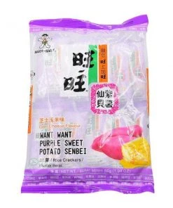 Shoppers Mart - Binondo Biscuits, Crackers & Cookies Want Want Senbei Purple Sweet Potato 56g